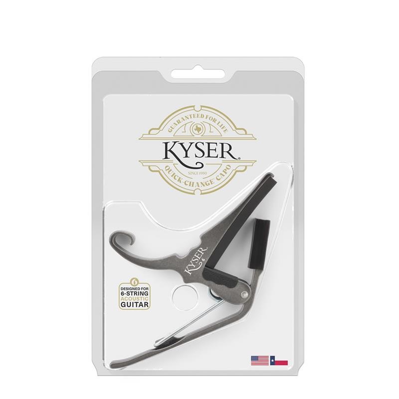 Kyser KG6BCA (Black Chrome) [Quick-Change capo] ｜イケベ楽器店