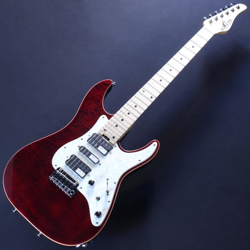 SCHECTER SD-2-24-AL-VTR (See-thru Red/Maple) #S2505064 画像1