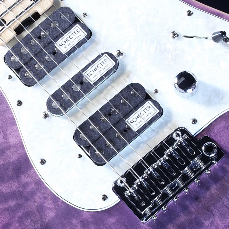 SCHECTER SD-2-24-AL-VTR (See-thru Purple/Maple) #S2312251 画像3