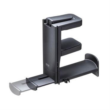 SANWA SUPPLY PDA-STN73BK (ブラック)(サンワサプライ)(ヘッドホンフック)(ヘッドホンハンガー)(回転式)(2台掛け) 画像3