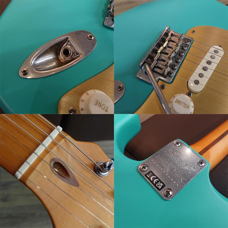 Squier by Fender USED 中古 40th Anniversary Stratocaster Vintage Edition (Gold Anodized Pickguard Satin Sea Foam Green)［SN.ISSD22002791］ スクワイヤー by フェンダー 画像8