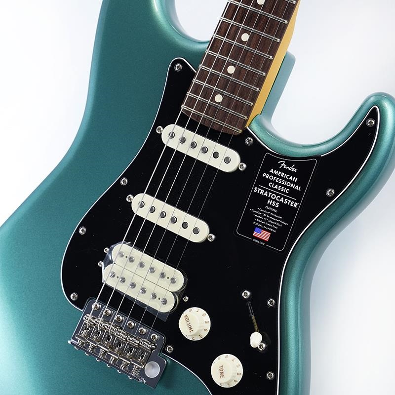Fender USA American Professional Classic Stratocaster HSS (Faded Sherwood Green Metallic/Rosewood) 画像3