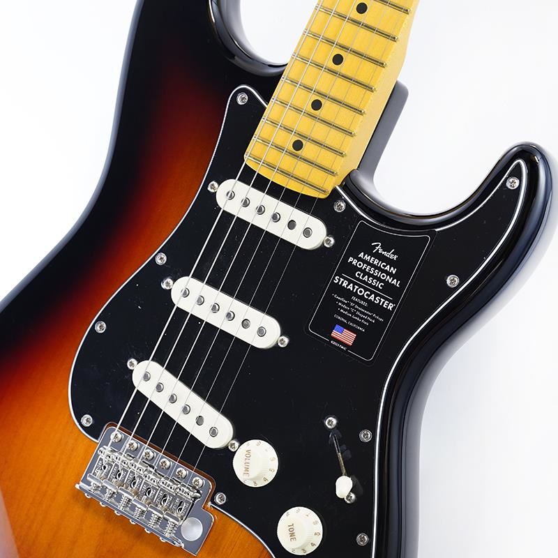 Fender USA American Professional Classic Stratocaster (3-Color Sunburst/Maple) 画像3