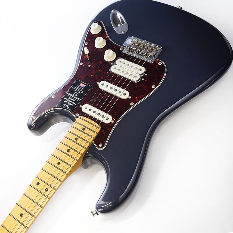 Fender USA American Professional Classic Stratocaster HSS (Faded Black/Maple) 画像5