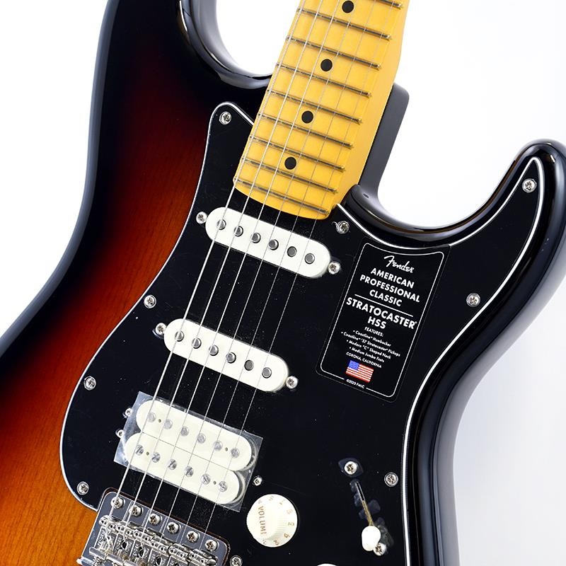 Fender USA American Professional Classic Stratocaster HSS (3-Color Sunburst/Maple) 画像3