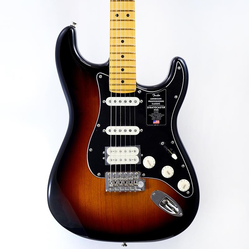 Fender USA American Professional Classic Stratocaster HSS (3-Color Sunburst/Maple) 画像9