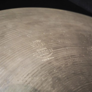 Zildjian VINTAGE 60s A Zildjian Flat Top Ride 18 [2193g] 画像9