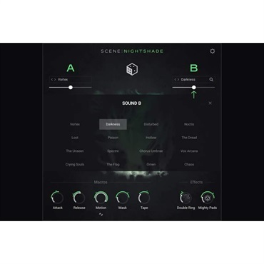 Native Instruments Scene: Nightshade (ネイティブインストルメンツ)(KONTAKTインストゥルメント)(オンライン納品)(2時間以内に納品) 画像1