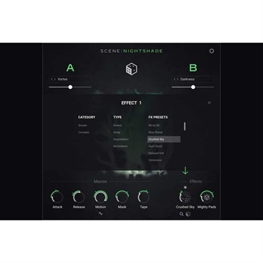 Native Instruments Scene: Nightshade (ネイティブインストルメンツ)(KONTAKTインストゥルメント)(オンライン納品)(2時間以内に納品) 画像2
