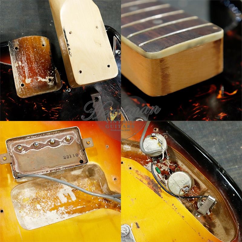 Guyatone VINTAGE EB-25 early70's Sunbrust ｜イケベ楽器店オンライン