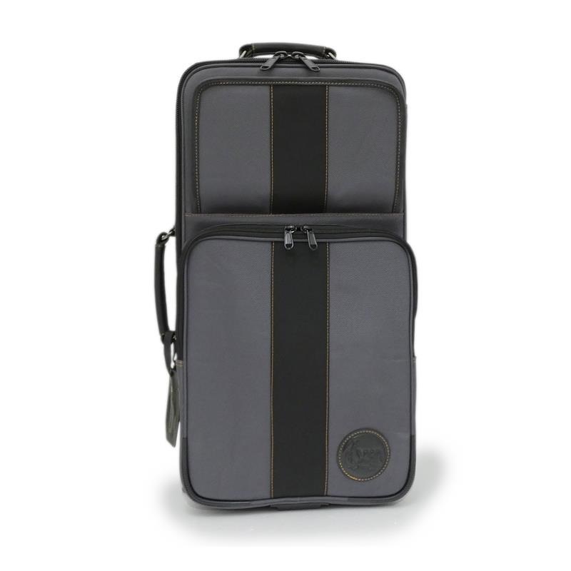 GARD BAGS ガードバッグス / エリート シリーズ 5-ECSG-K トランペット用 トリプル ケース / グレー コーデュラ ナイロン・ブラック ナイロン ライン 画像1