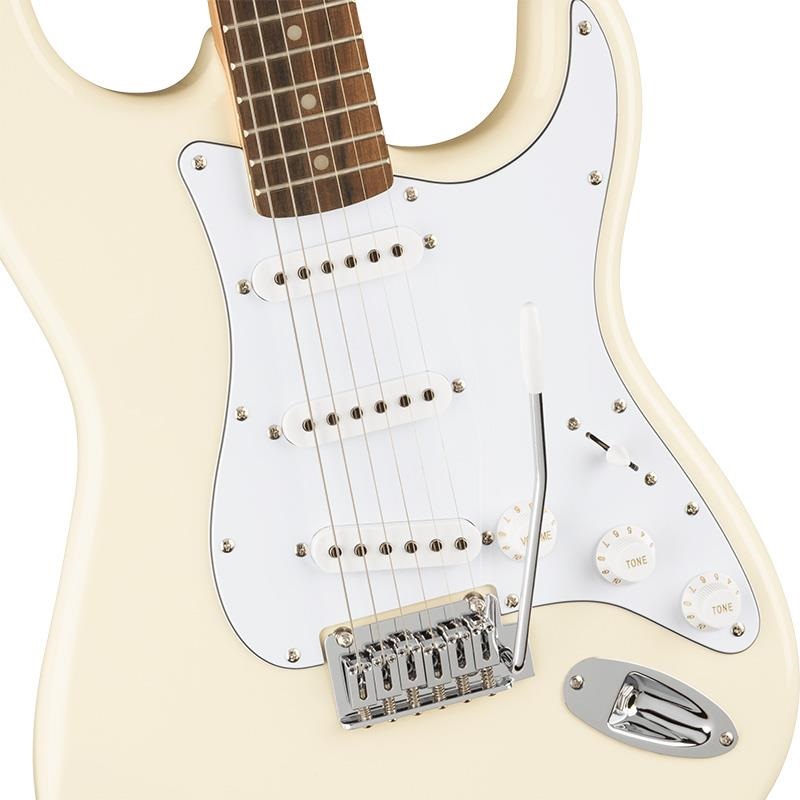 Squier by Fender FSR Affinity Series Stratocaster White Pickguard (Olympic White/Laurel) 画像3