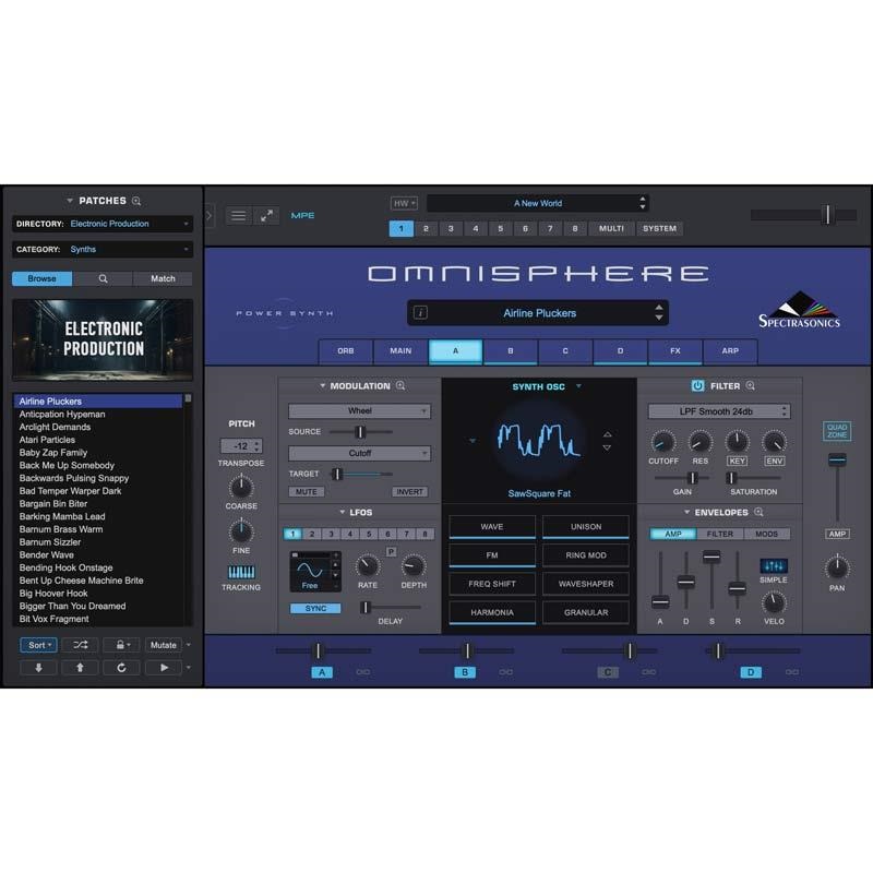 SPECTRASONICS Omnisphere 3 【10月末発売予定】(オムニスフィア)(スペクトラソニックス)(ソフトシンセサイザー) 画像1