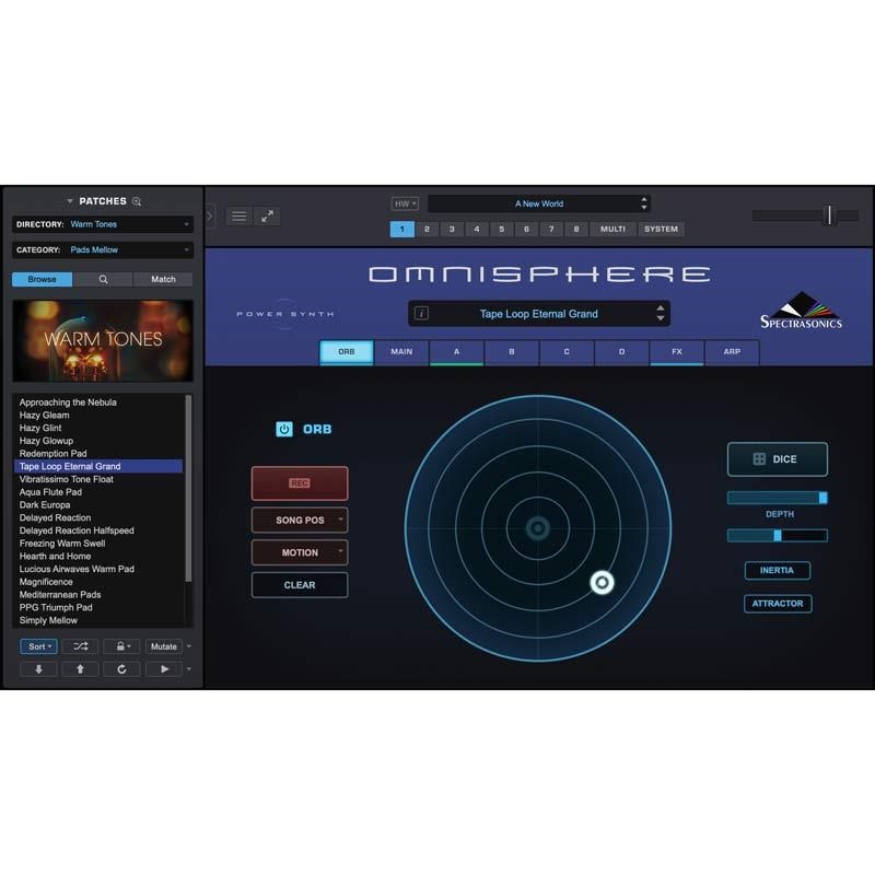 SPECTRASONICS Omnisphere 3 Upgrade (オムニスフィア)(スペクトラソニックス)(ソフトシンセサイザー) 画像7
