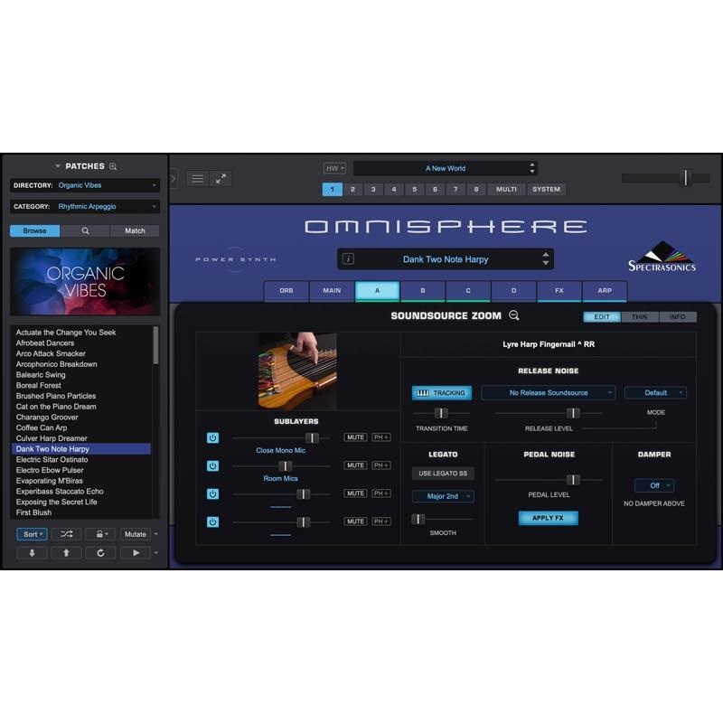 SPECTRASONICS Omnisphere 3 Upgrade (オムニスフィア)(スペクトラソニックス)(ソフトシンセサイザー) 画像9