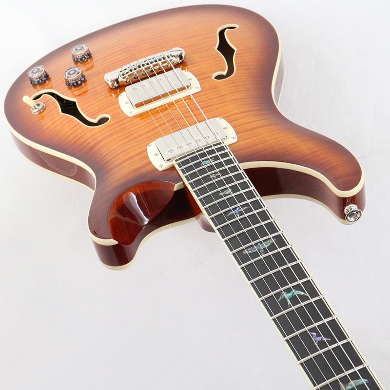P.R.S. SE Hollowbody II Piezo (Vintage Sunburst) 画像4