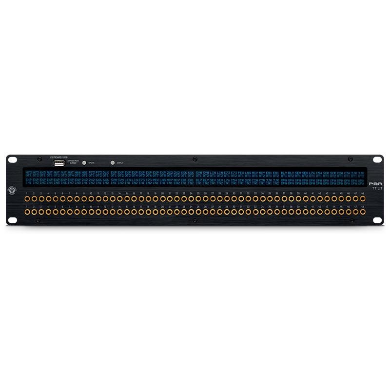 Black Lion Audio PBR-TT LIT (ブラックライオンオーディオ)(バンタムパッチベイ)(DB25コネクター)(LEDディスプレイ搭載)(96ポイント) 画像1