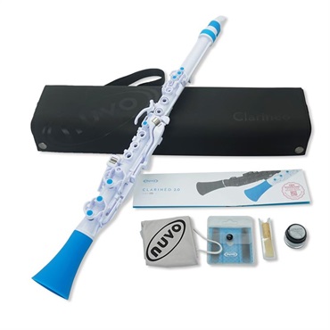 NUVO ヌーボ / N120CLBL クラリネオ プラスチック製 C調 クラリネット Clarineo(White/Blue) 画像1