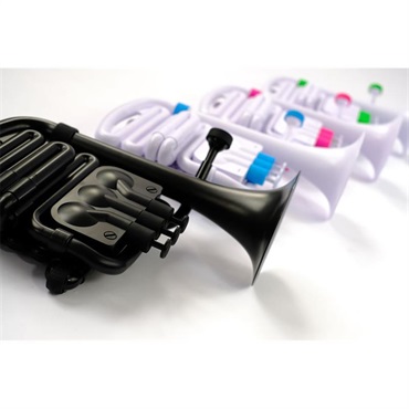 NUVO ヌーボ / N610JHWPK プラスチック製 B♭/C ホルン jHorn (White/Pink) 画像2