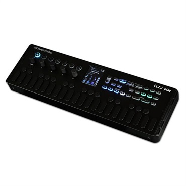 SONICWARE (発売記念・台数限定専用ソフトケース付) ELZ_1 play V2 (Limited All Black Edition) ソニックウェア エルザ1プレイ Portable Synthesizer with Looper (Waldorf ウェーブテーブル搭載) 限定オールブラックエディション 画像1