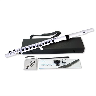 NUVO ヌーボ / N230SFWB プラスチック製 フルート Student Flute (White/Black) 画像1