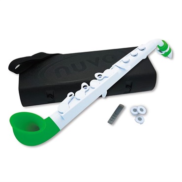 NUVO ヌーボ / N520JWGN プラスチック製 C調 簡単サックス jSax (White/Green) 画像1