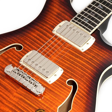 P.R.S. SE Hollowbody II Piezo (Orange Tiger Smokeburst) 画像3