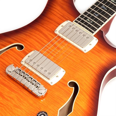 P.R.S. SE Hollowbody II Piezo (Vintage Sunburst) 画像3