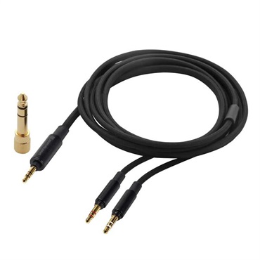 beyerdynamic Audiophile cable， 1.4 m (black)， textile (ベイヤーダイナミック)(リケーブル) 画像1