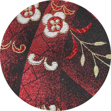 Daiking Corporation 西陣織りギターストラップ DGS-NKHA60 金襴赤羽根重ね 画像3