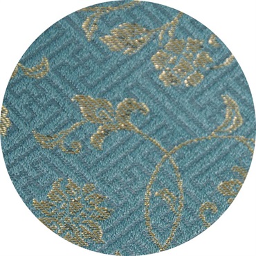 Daiking Corporation 西陣織りギターストラップ DGS-NKKA60 金襴唐草青金 画像3