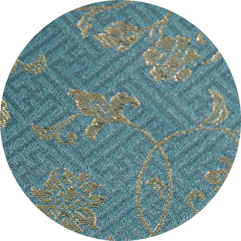 Daiking Corporation 西陣織りギターストラップ DGS-NKKA60 金襴唐草青金 画像3