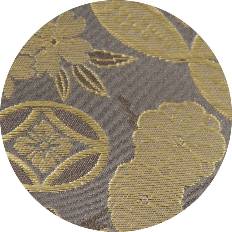 Daiking Corporation 西陣織りギターストラップ DGS-NSHG60 金欄七宝花柄金 画像3