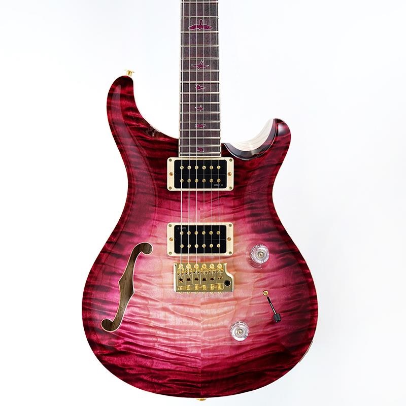 P.R.S. Private Stock #12097 Custom 24 Semi-Hollow Raspberry Glow