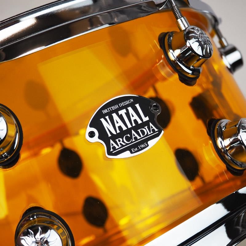 NATAL S-AC-S465-ON1 [Arcadia Acrylic Snare Drum 14''×6.5''/Orange] 画像2