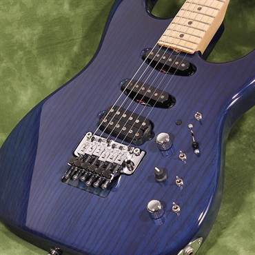 JAMES TYLER USED 中古 Studio Elite Ash Body Transparent Royal Blue w/Floyd Rose SN. 20010 画像4