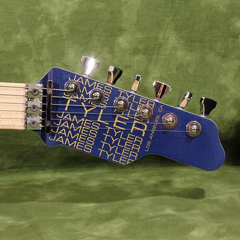 JAMES TYLER USED 中古 Studio Elite Ash Body Transparent Royal Blue w/Floyd Rose SN. 20010 画像10