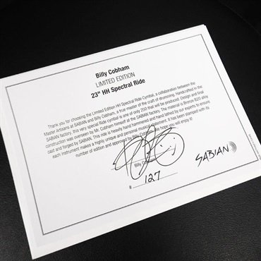 SABIAN HH-23BCSR [HH Billy Cobham Limited Edition Spectral Ride 23'']【店頭展示品特価】[#127/3624g] 画像6