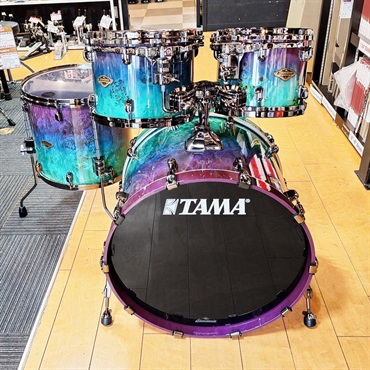 TAMA 【LIMITED MODEL】STARCLASSIC Walnut/Birch 4pcs Kit -Mappa Burl Outer Finish w/Black Nickel Hardware- [WBS42BNMS-NMF] 画像1