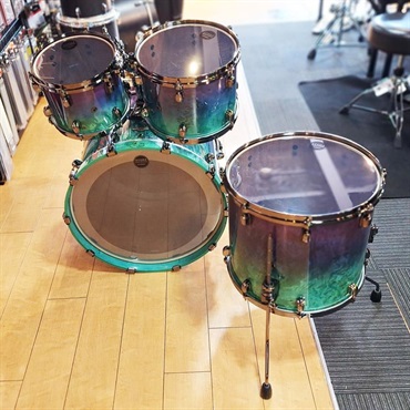 TAMA 【LIMITED MODEL】STARCLASSIC Walnut/Birch 4pcs Kit -Mappa Burl Outer Finish w/Black Nickel Hardware- [WBS42BNMS-NMF] 画像9