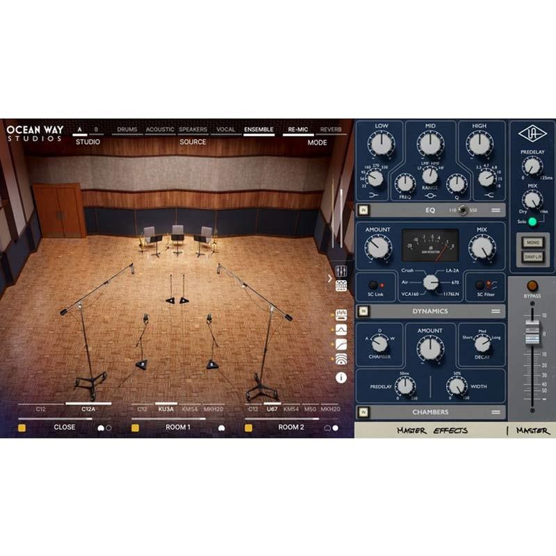 Universal Audio Ocean Way Studios Deluxe (オーシャンウェイ)(リバーヴ)(オンライン納品)(2時間以内に納品) 画像1