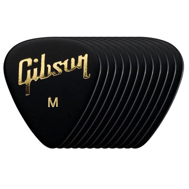 Gibson APRB12-74M Standard Black Picks 12 Pack (Medium) 画像1