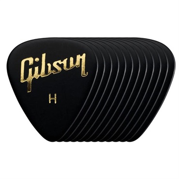 Gibson 【春得セール】 APRB12-74H Standard Black Picks 12 Pack (Heavy) 画像1