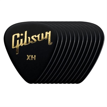 Gibson APRB12-74XH Standard Black Picks 12 Pack (Extra Heavy) 画像1