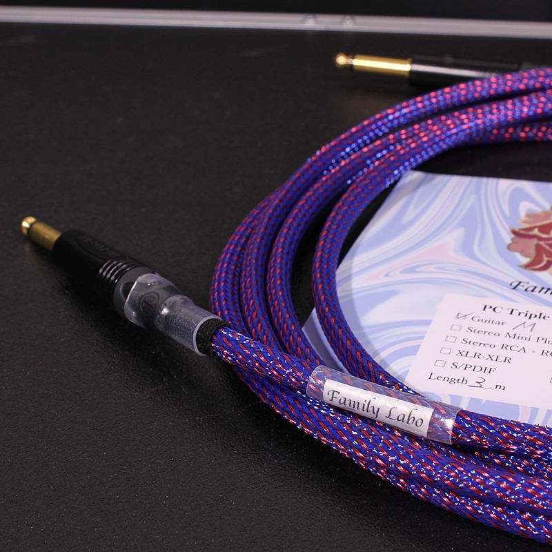 Family Labo PC-Triple C Custom Master Cable for Guitar 3m S-S 画像1