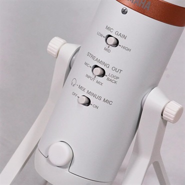 YAMAHA 【開封・箱損特価】AG01 W(ホワイト)(OBS Studio機器認証)(ヤマハ)【配信に最適なUSBマイク】 画像3