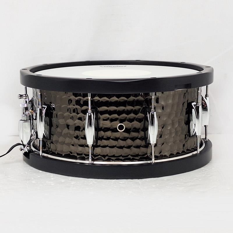 GRETSCH S1-6514WH-BSH [Full Range Snare Drum / Hammerd Black Steel w/ Black Wood Hoop 14×6.5]【店頭展示特価品】 画像1