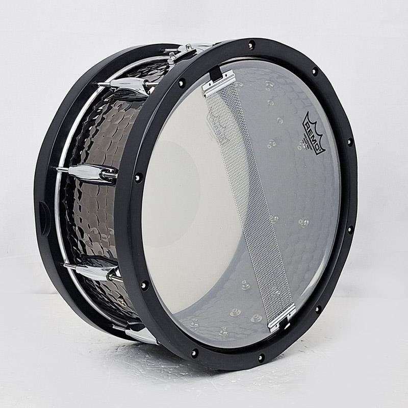 GRETSCH S1-6514WH-BSH [Full Range Snare Drum / Hammerd Black Steel w/ Black Wood Hoop 14×6.5]【店頭展示特価品】 画像4
