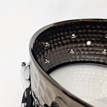 GRETSCH S1-6514WH-BSH [Full Range Snare Drum / Hammerd Black Steel w/ Black Wood Hoop 14×6.5]【店頭展示特価品】 画像9