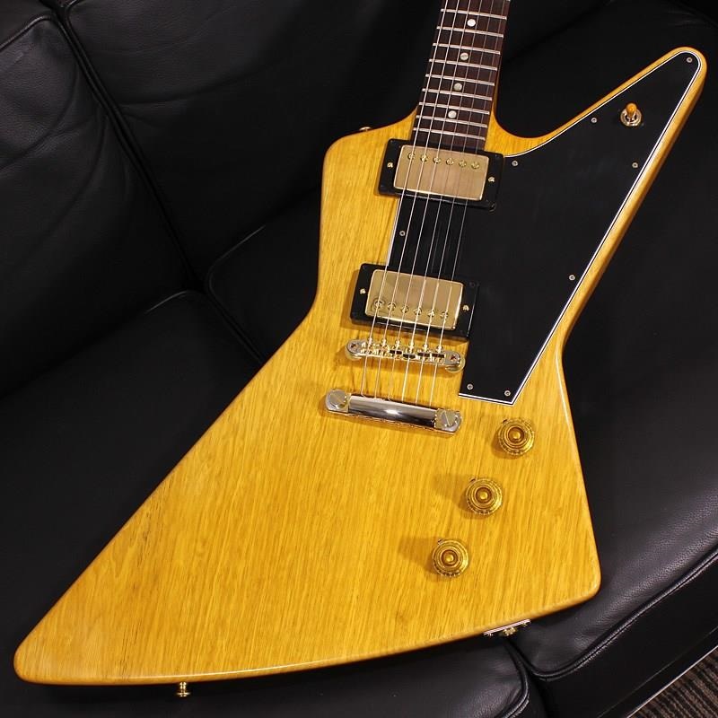 Gibson 1958 Korina Explorer Reissue VOS Natural w/Black Pickguard SN. 841770【セカンドクラス特価】 画像2